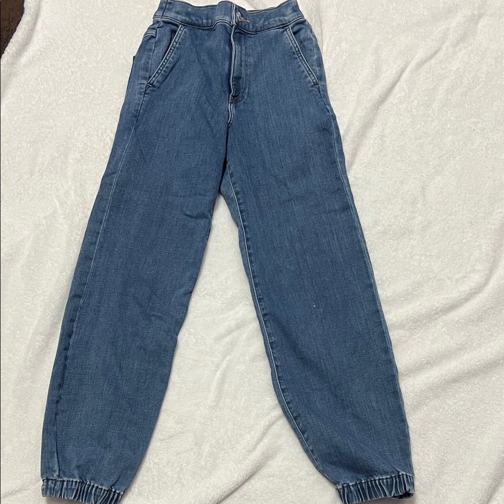 Express Blue Denim Joggers